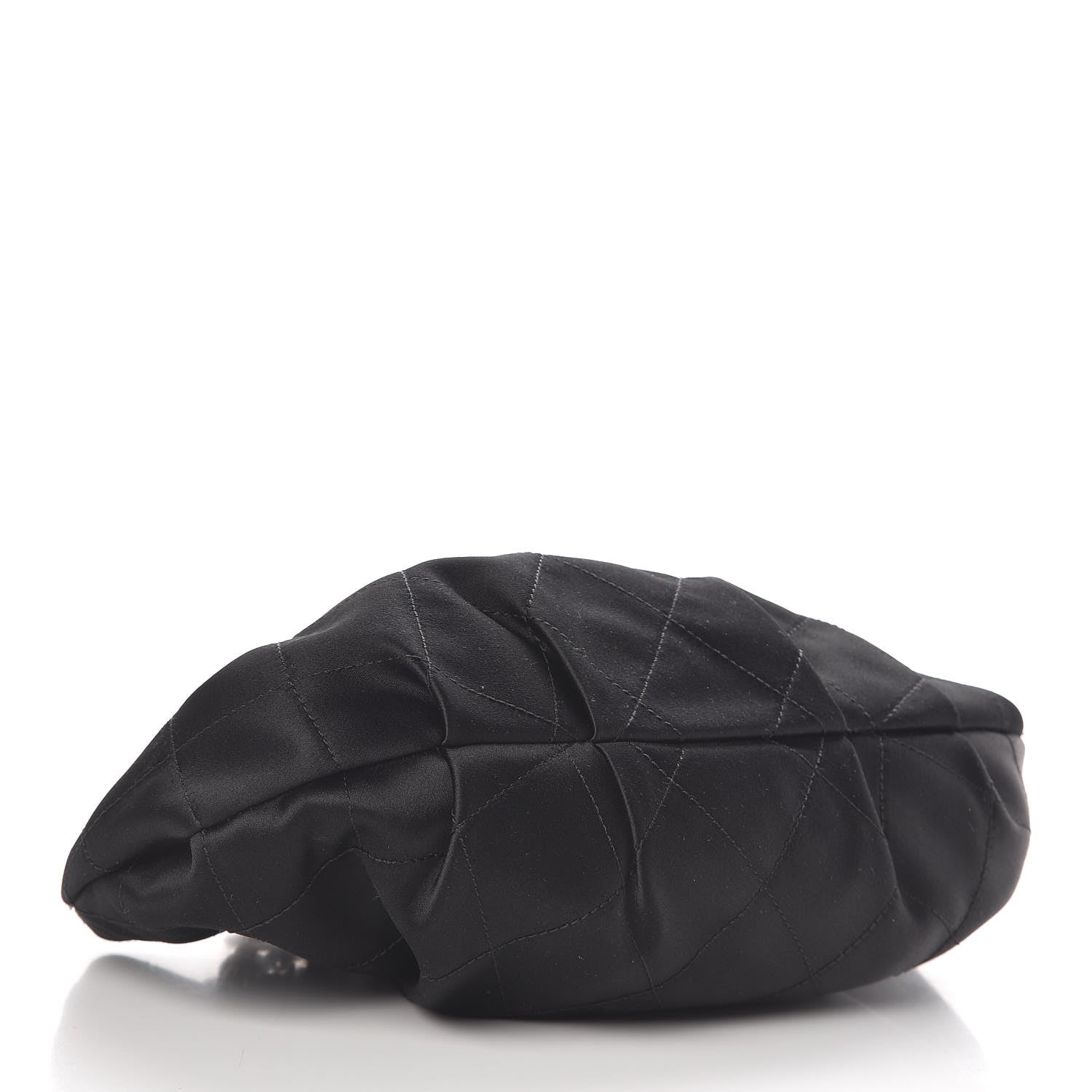 Chanel Satin Frame Top CC Small Evening Bag Black 4 of 10
