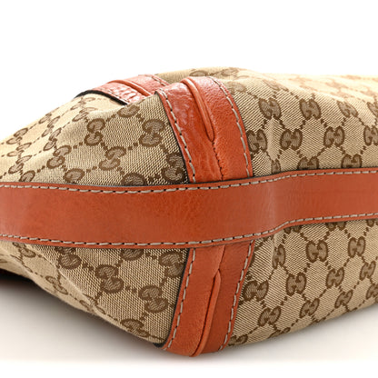Gucci Monogram Medium GG Running Hobo Orange 9 of 10