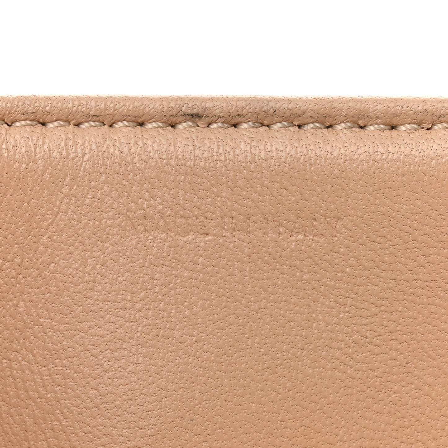Shiny Calfskin Medium Triomphe Nude