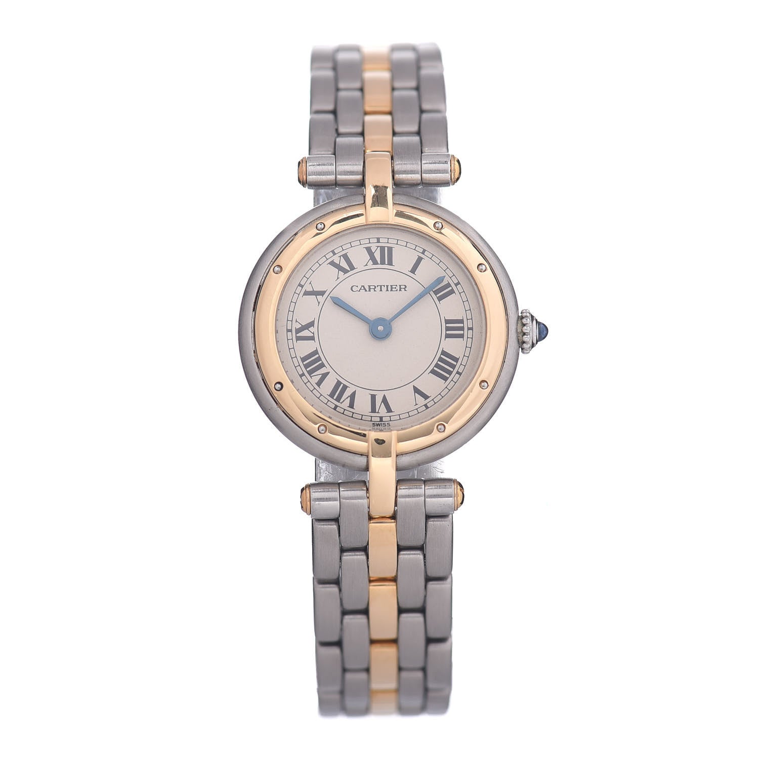 Cartier Stainless Steel 18K Yellow Gold 24mm Panthere Vendome Quartz Watch 1 of 4