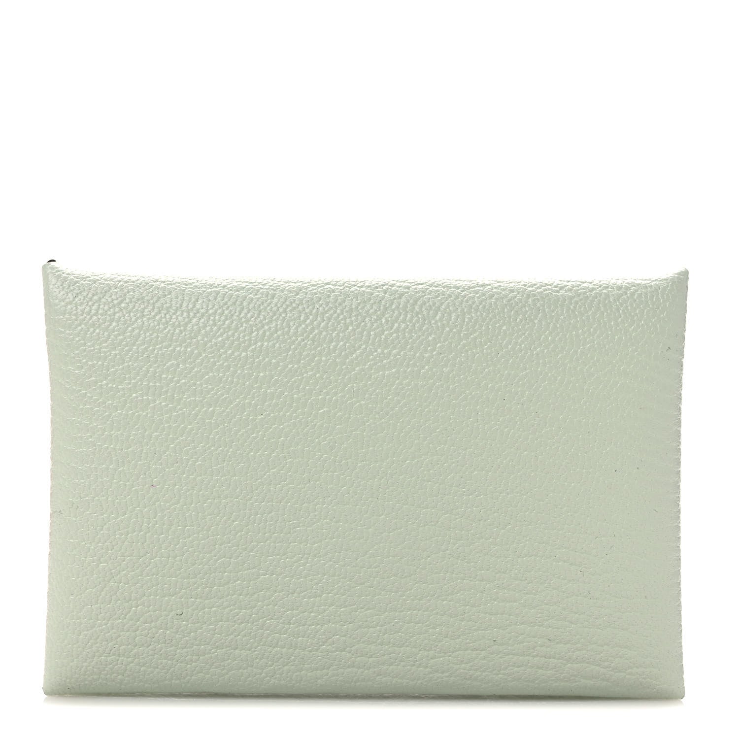 Hermes Chevre Mysore Verso Calvi Duo Card Case Vert Fizz Menthe 1 of 7