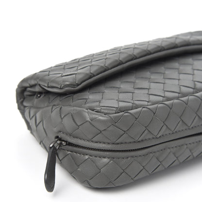 Bottega Veneta Nappa Intrecciato Mini Chain Messenger Light Grey 5 of 8