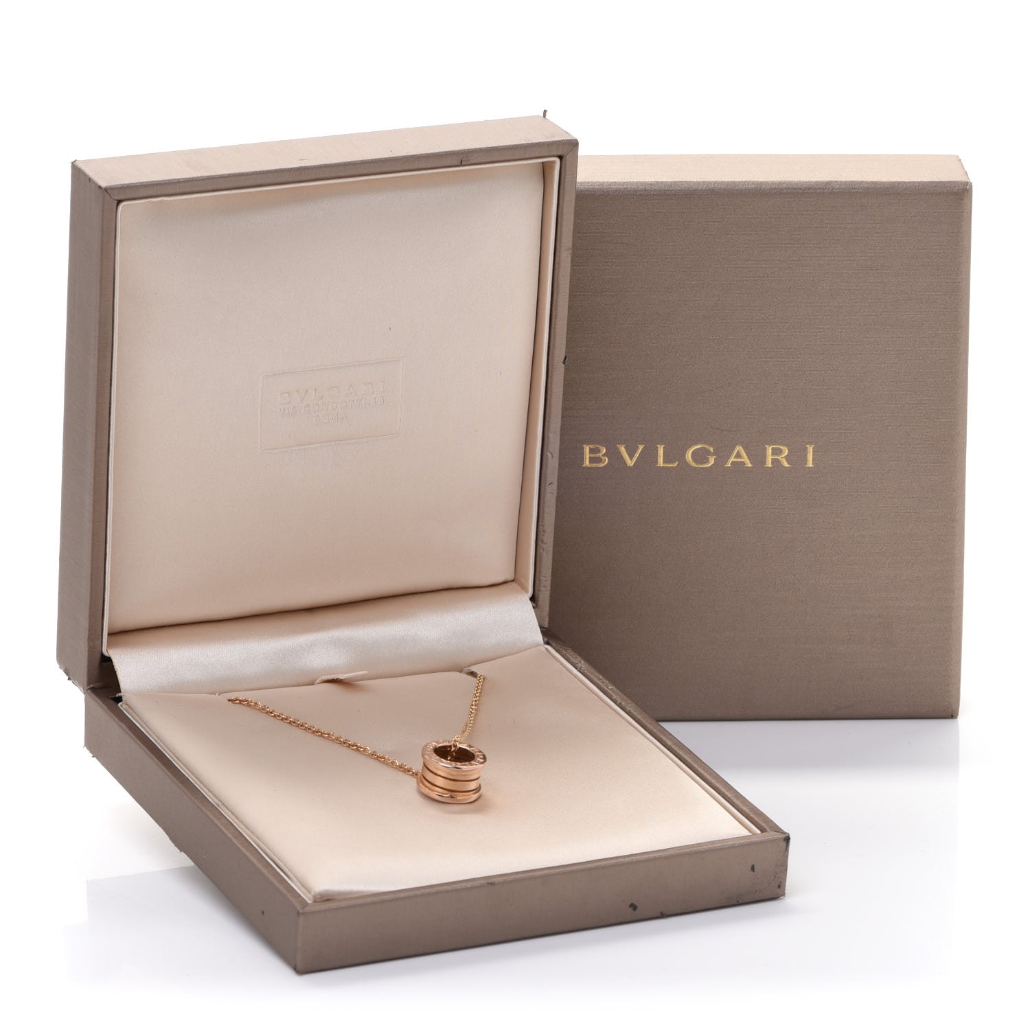 Bulgari 18K Yellow Gold B.Zero1 Pendant Necklace 8 of 8