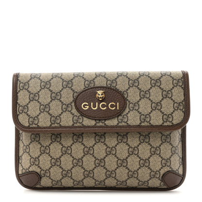 Gucci GG Supreme Monogram Neo Vintage Web Belt Bag  Brown 1 of 12