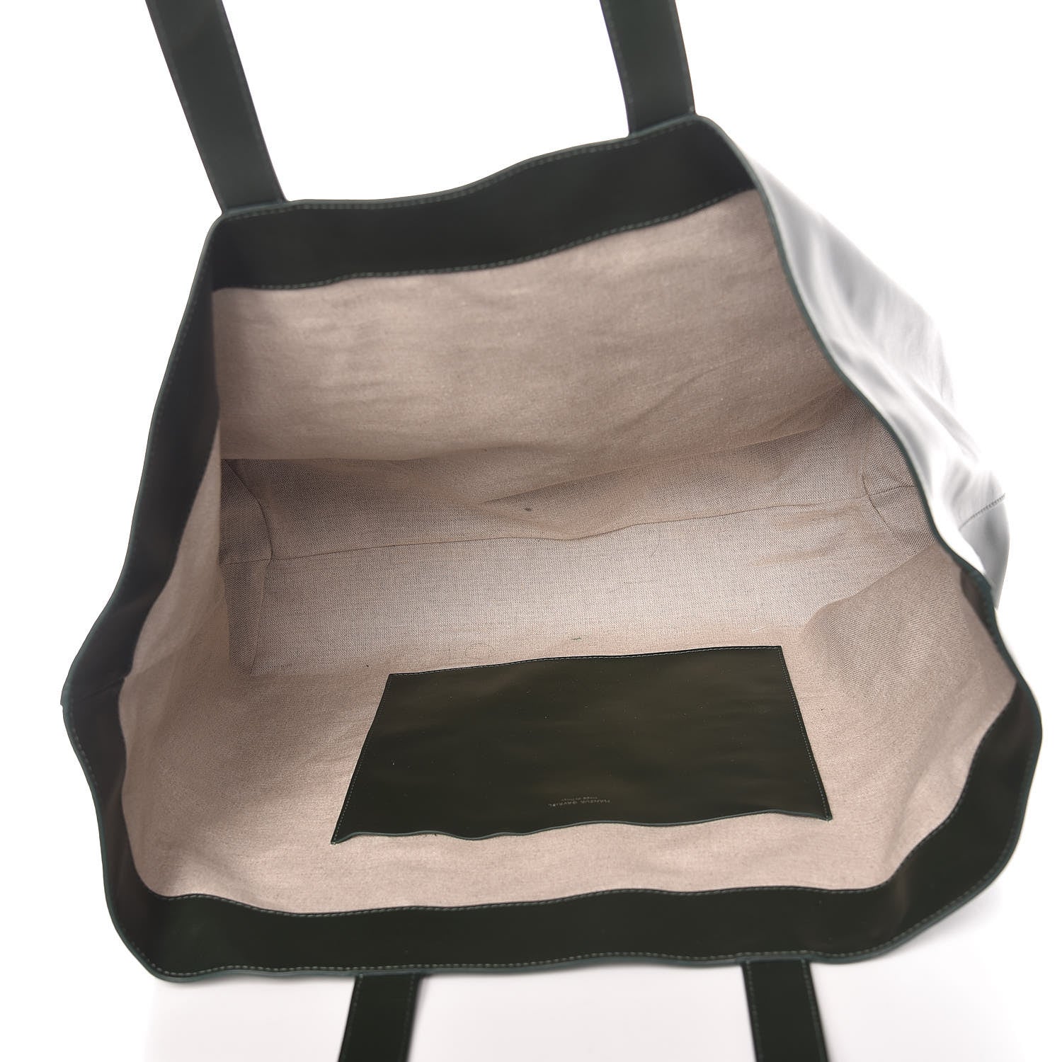 Mansur Gavriel Calfskin East West Shopping Tote Moss 5 of 8