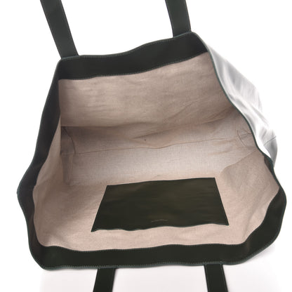 Mansur Gavriel Calfskin East West Shopping Tote Moss 5 of 8