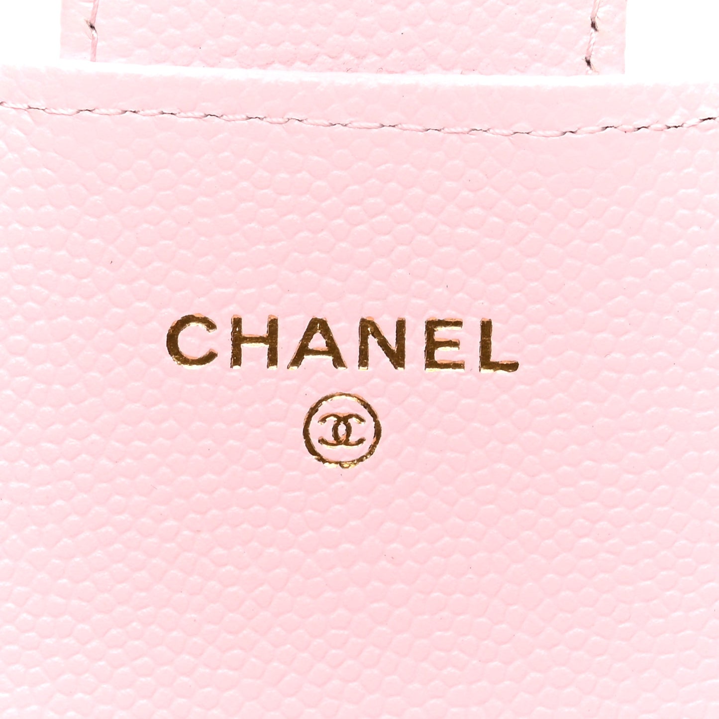 Caviar Quilted Large Gusset Flap Wallet Light Pink