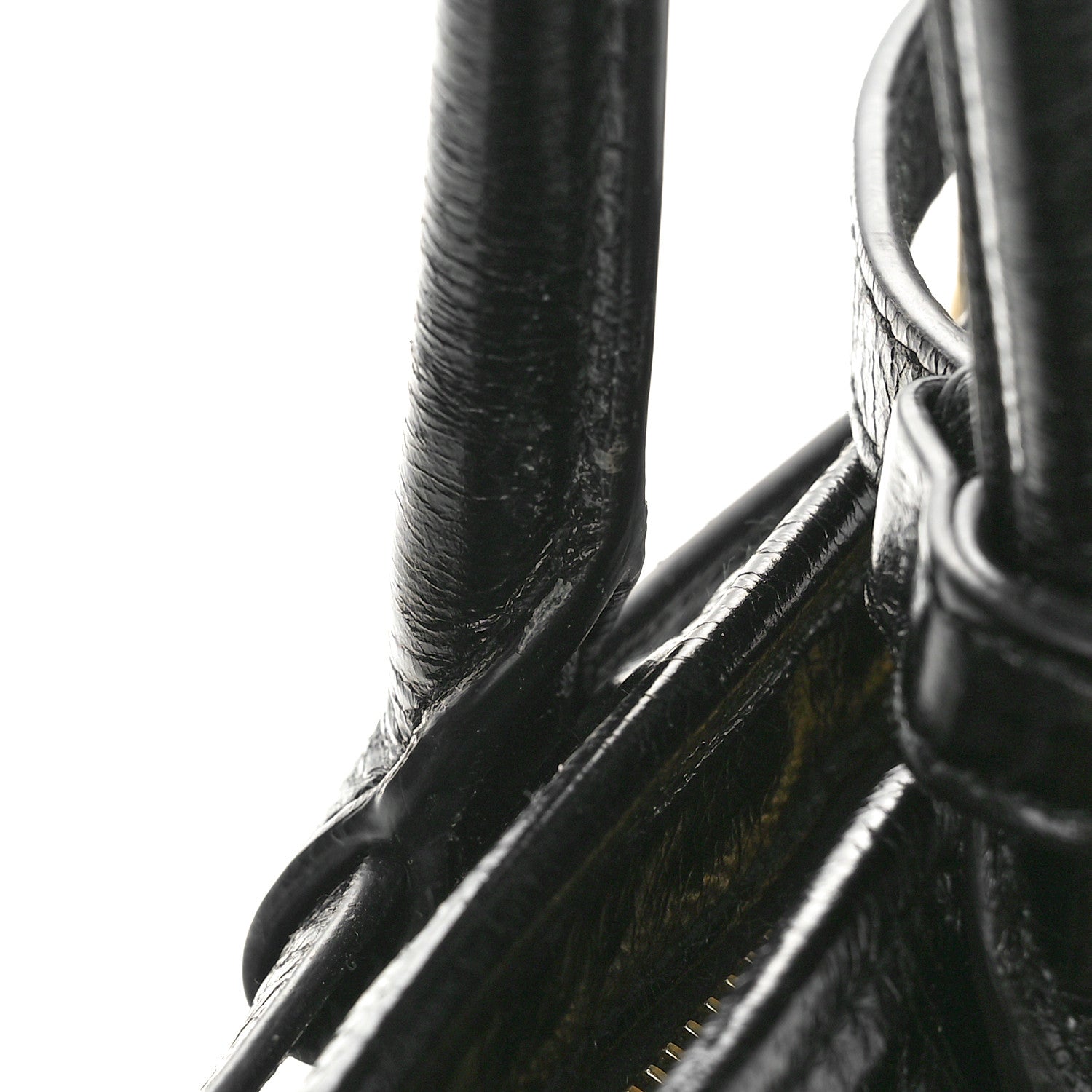 Prada Glossy Calfskin Triangle Large Bonnie Shoulder Bag Black 13 of 13