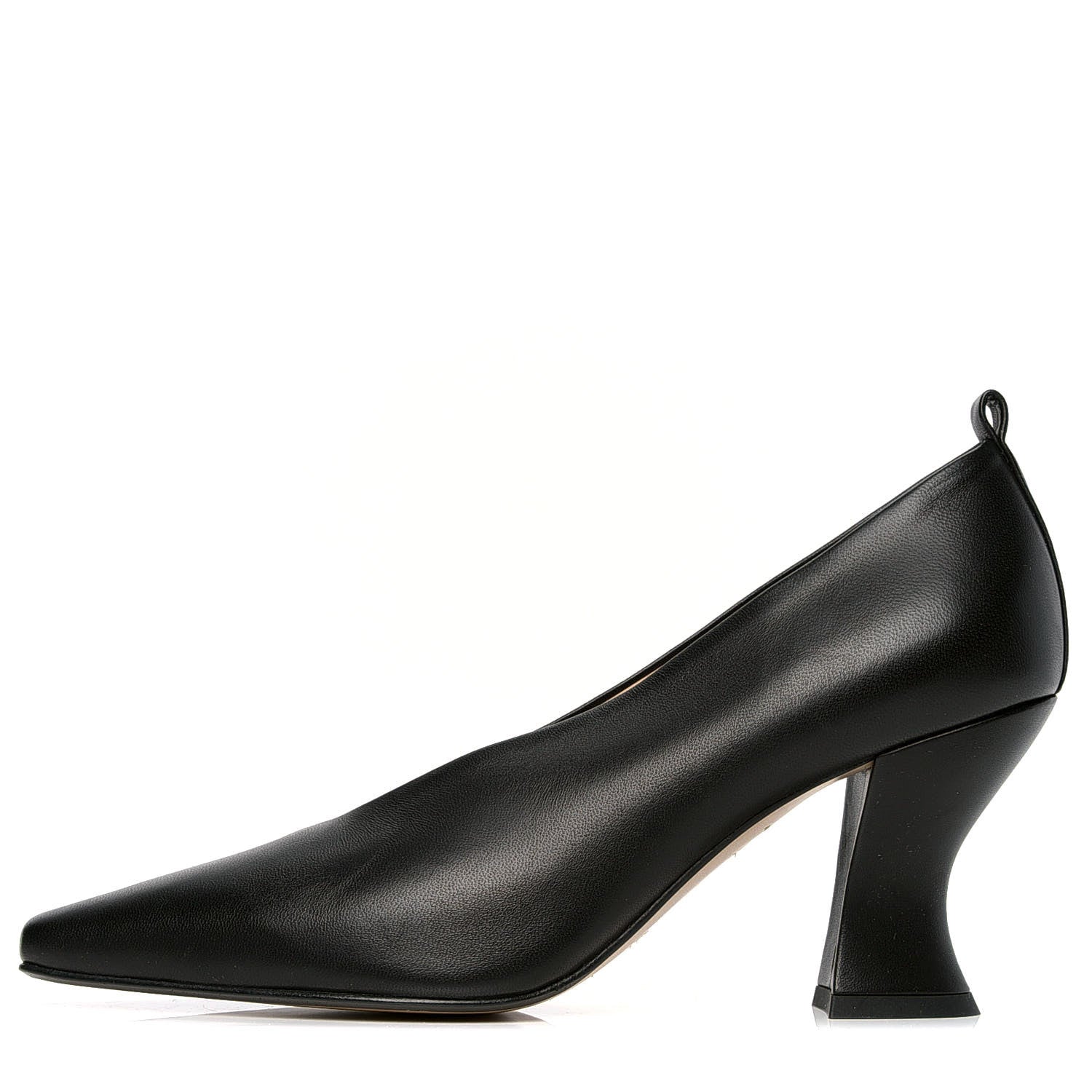 Bottega Veneta Nappa Almond Pumps 38 Black 1 of 5