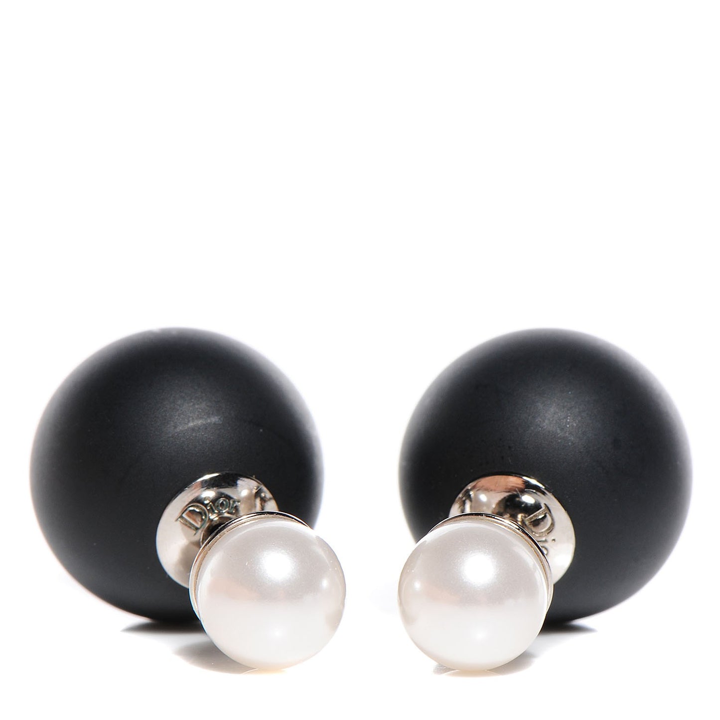 Mise En Dior Tribal Earrings Matte Black