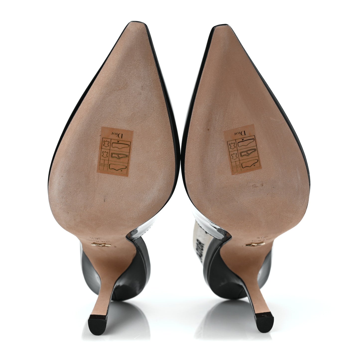 Patent Ribbon J'Adior Slingback 100mm Pumps 38.5 Black
