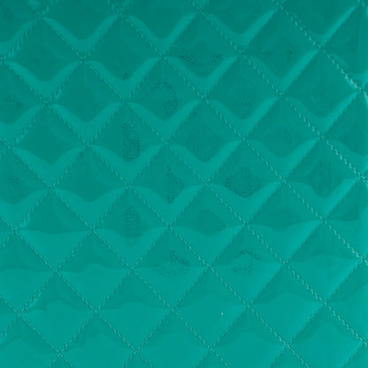Chanel Patent Quilted iPad Case Green 9 of 11