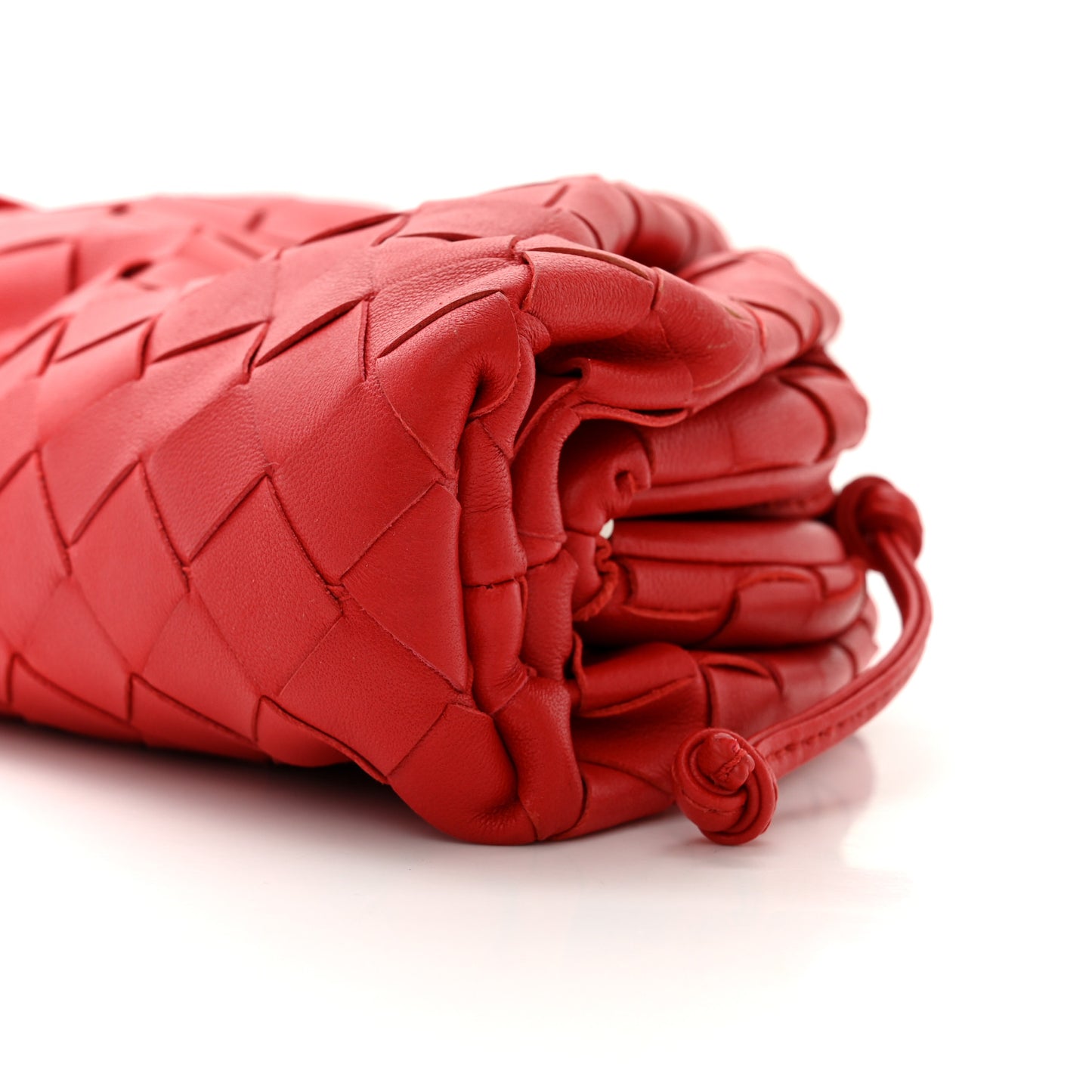 Nappa Intrecciato The Mini Pouch Bright Red