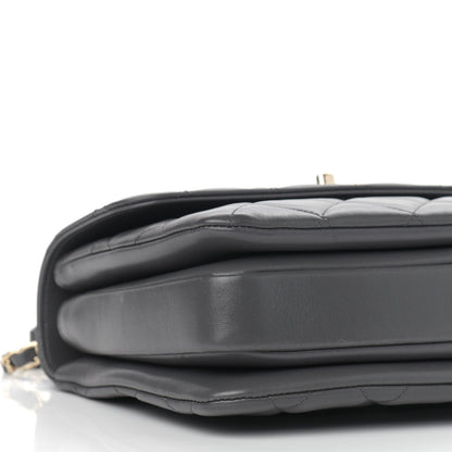 Chanel Lambskin Quilted Small Trendy CC Dual Handle Flap Bag Grey 8 of 9