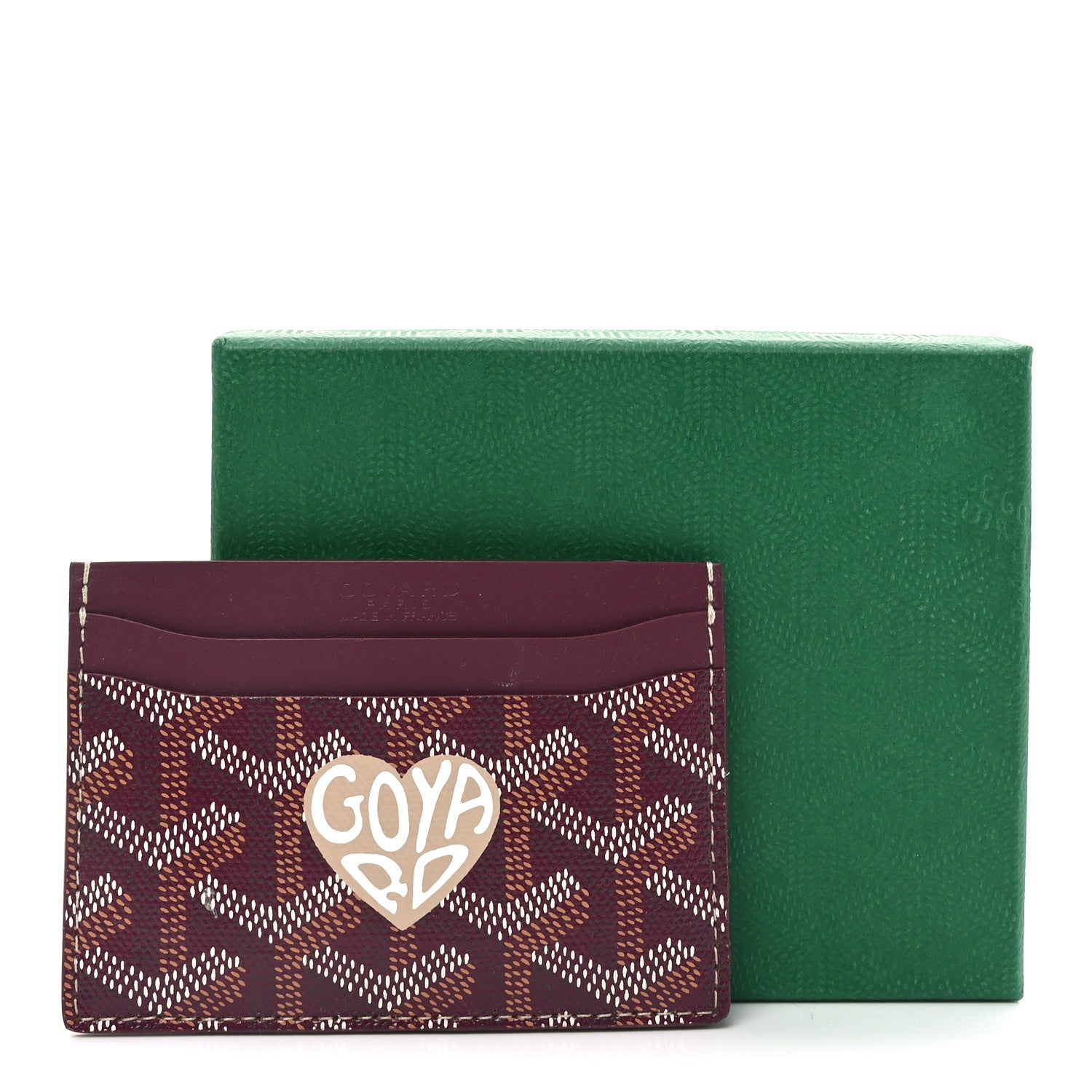 Goyard Goyardine Saint Sulpice Card Holder Bordeaux 7 of 7