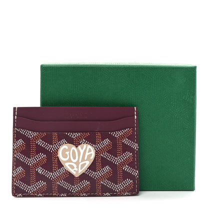 Goyard Goyardine Saint Sulpice Card Holder Bordeaux 7 of 7