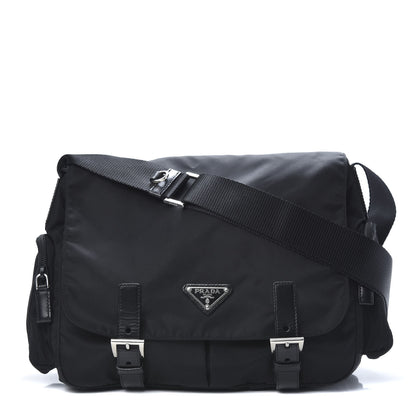 Prada Tessuto Nylon Vela Messenger Bag Black 1 of 10