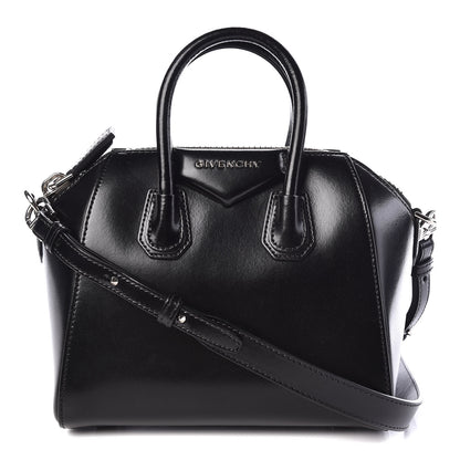 Givenchy Shiny Lord Calfskin Mini Antigona Black 1 of 9