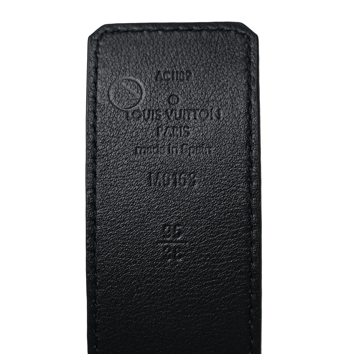 Louis Vuitton 40mm LV Mosaic Reversible Belt 95 38 Black 3 of 4