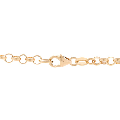 Foundrae 18K Yellow Gold Medium Belcher Open Chain Mini Chubby Annex Link Necklace 4 of 6