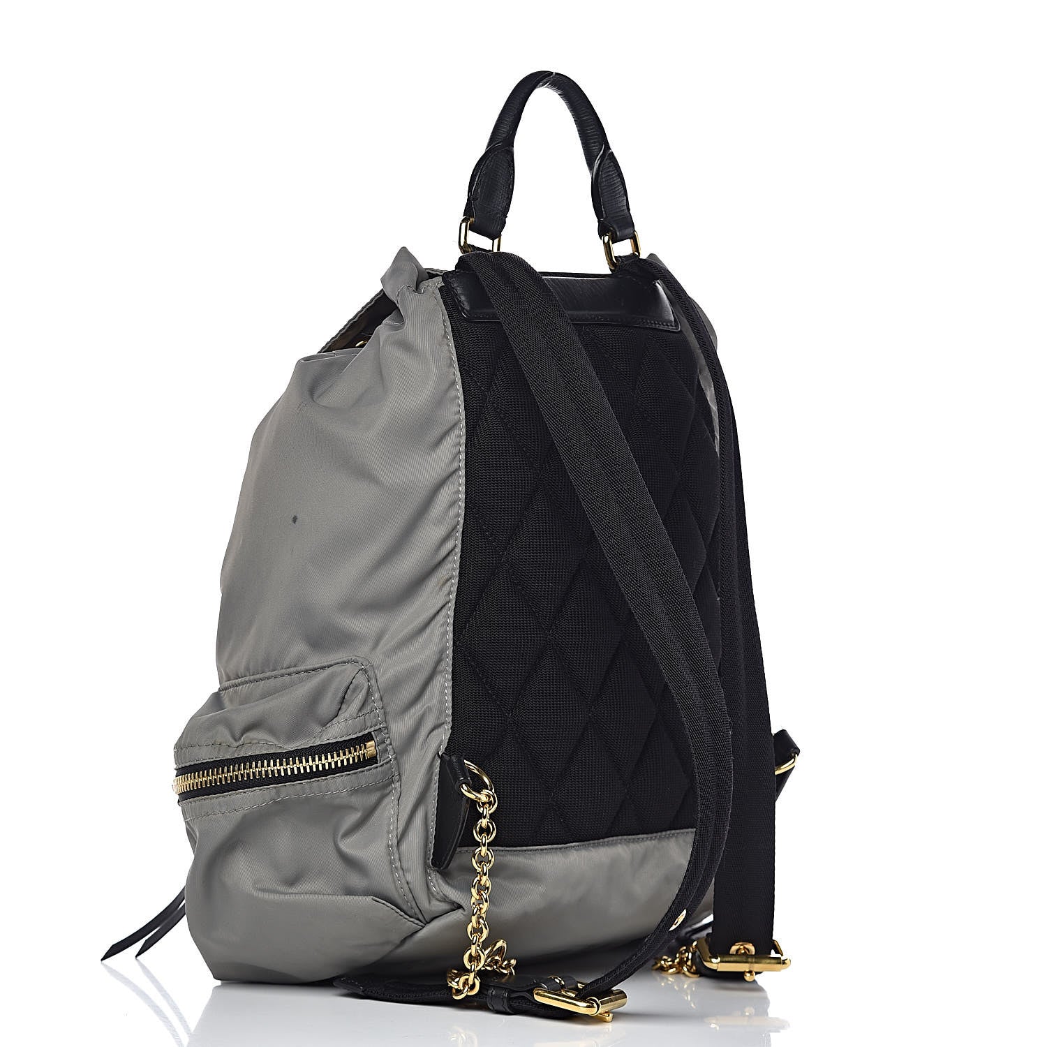 Burberry Nylon Medium Rucksack Backpack Thistle Grey 3 of 13