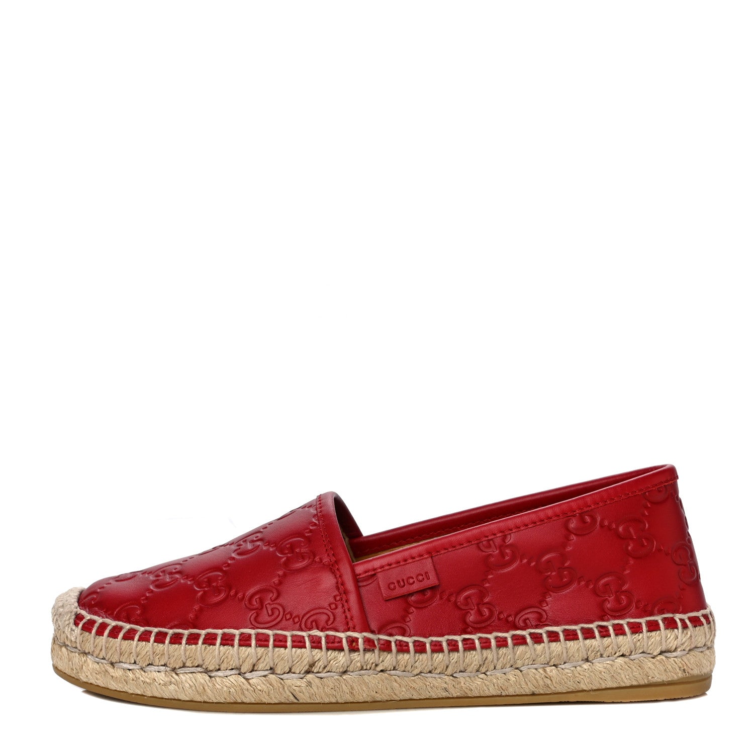 Gucci Guccissima Signature Espadrilles 36 Hibiscus Red 1 of 11