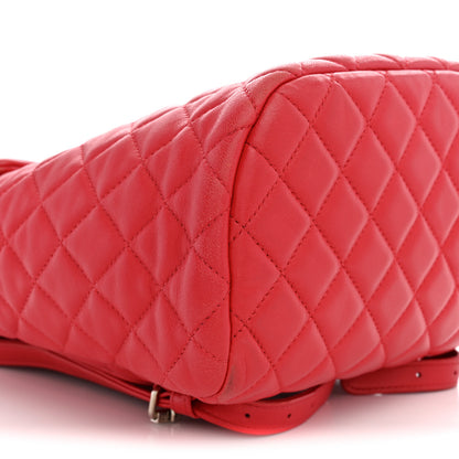 Chanel Lambskin Quilted Small Urban Spirit Backpack Red 8 of 12