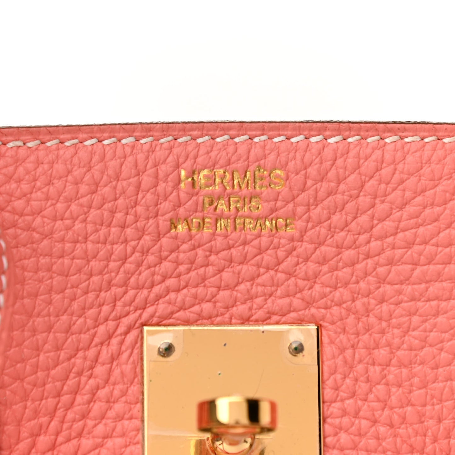 Taurillon Clemence Birkin 35 Crevette