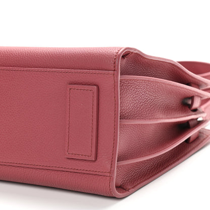 Saint Laurent Grained Calfskin Baby Supple Sac De Jour Dark Rose 9 of 9