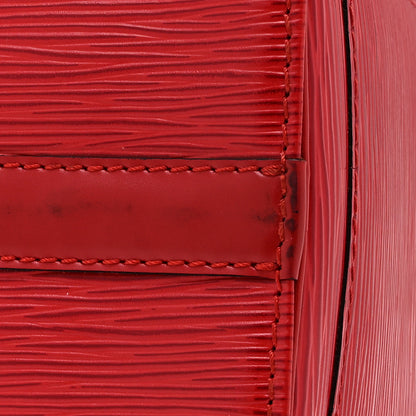 Louis Vuitton Epi Speedy 25 Castillan Red 12 of 12