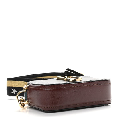 Marc Jacobs Saffiano Small Snapshot Camera Bag Black Multi 4 of 9
