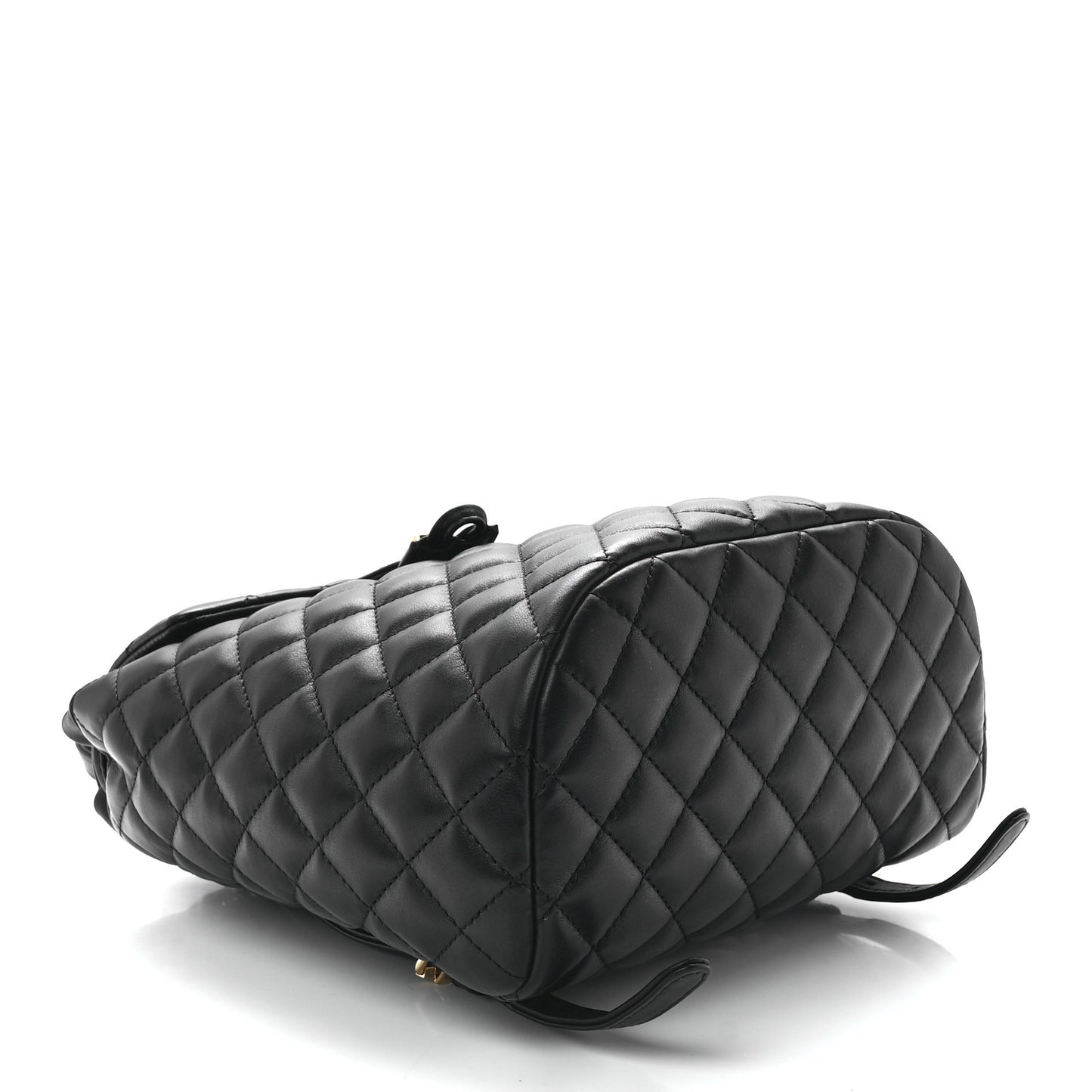 Lambskin Quilted Small Urban Spirit Backpack Black