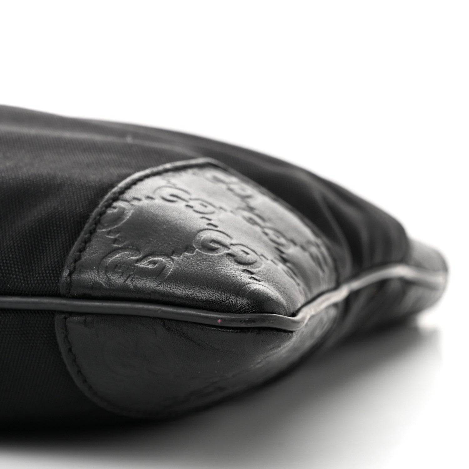 Gucci Guccissima Nylon Messenger Bag Black 10 of 10