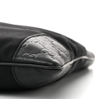 Gucci Guccissima Nylon Messenger Bag Black 10 of 10
