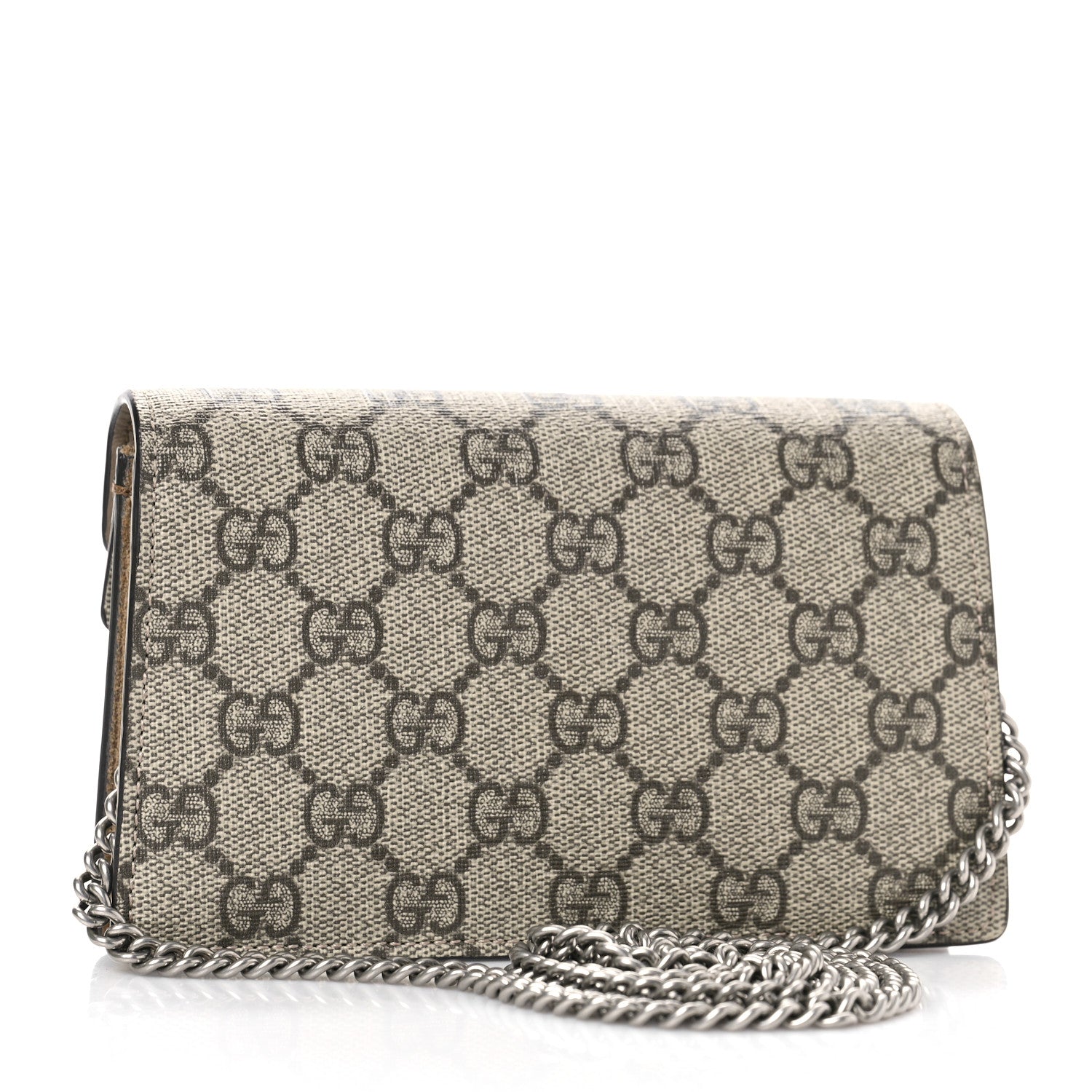 Gucci GG Supreme Monogram Super Mini Dionysus Shoulder Bag Taupe 3 of 9