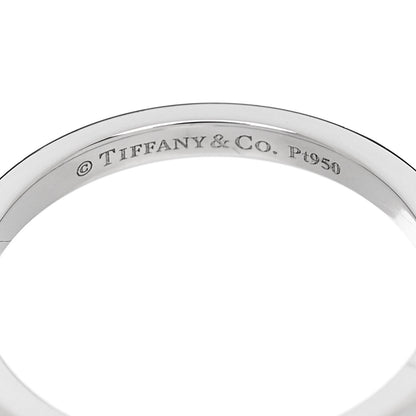 Tiffany Platinum Diamond 2mm Classic Wedding Band Ring 50 5.5 4 of 5