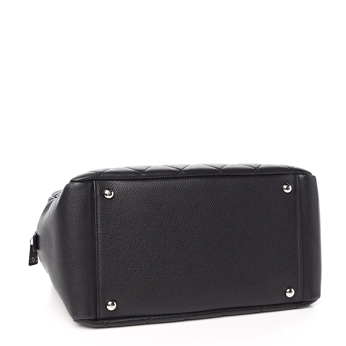 Caviar Quilted Petit Timeless Tote PTT Black