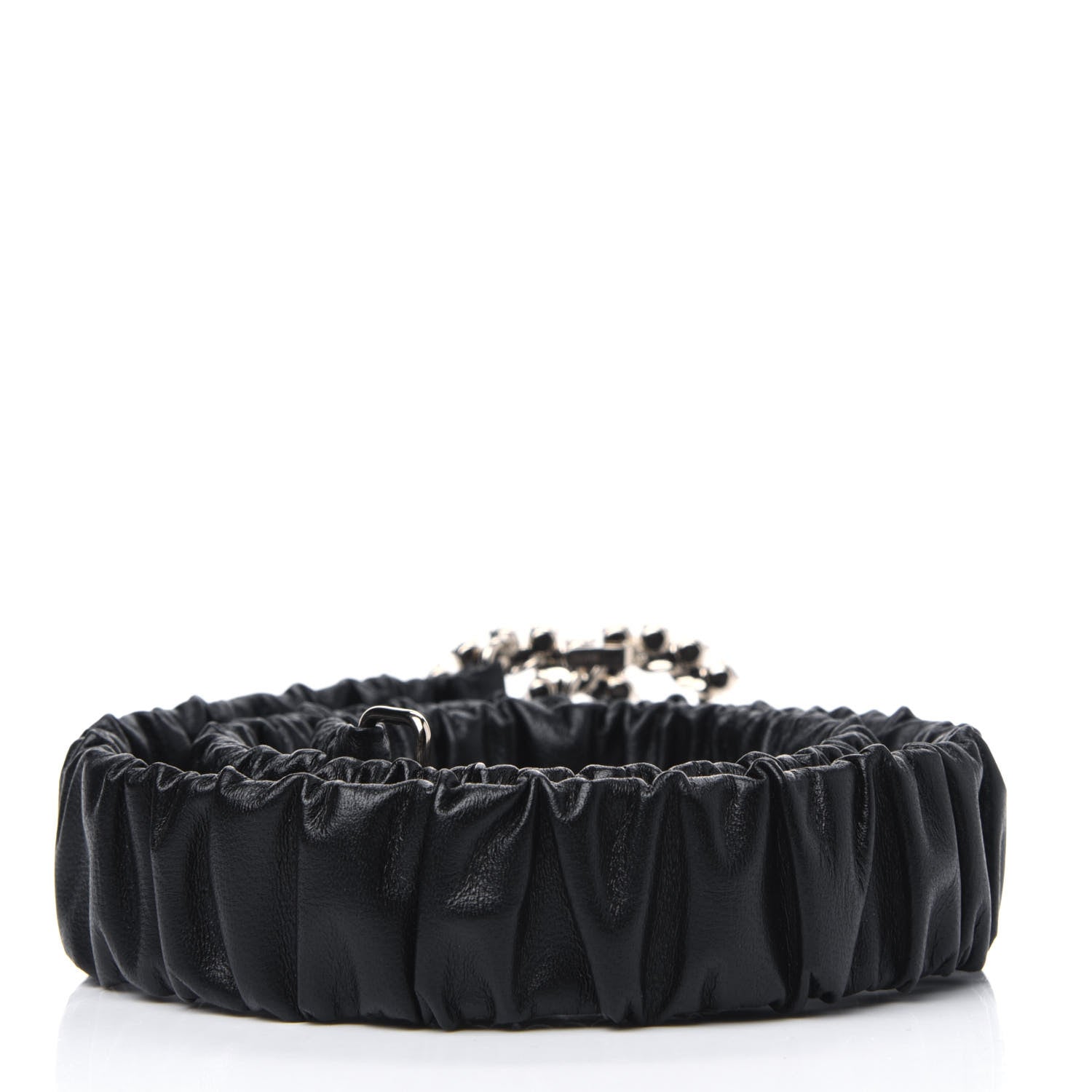 Chanel Calfskin Crystal CC Belt 80 Black 2 of 3