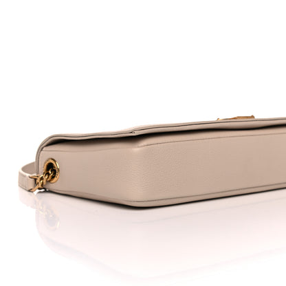 Saint Laurent Calfskin Medium Monogram Kate 99 Oat 7 of 8