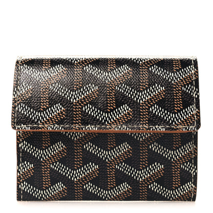 Goyard Goyardine Marigny Coin Purse Wallet Black Gold 1 of 7