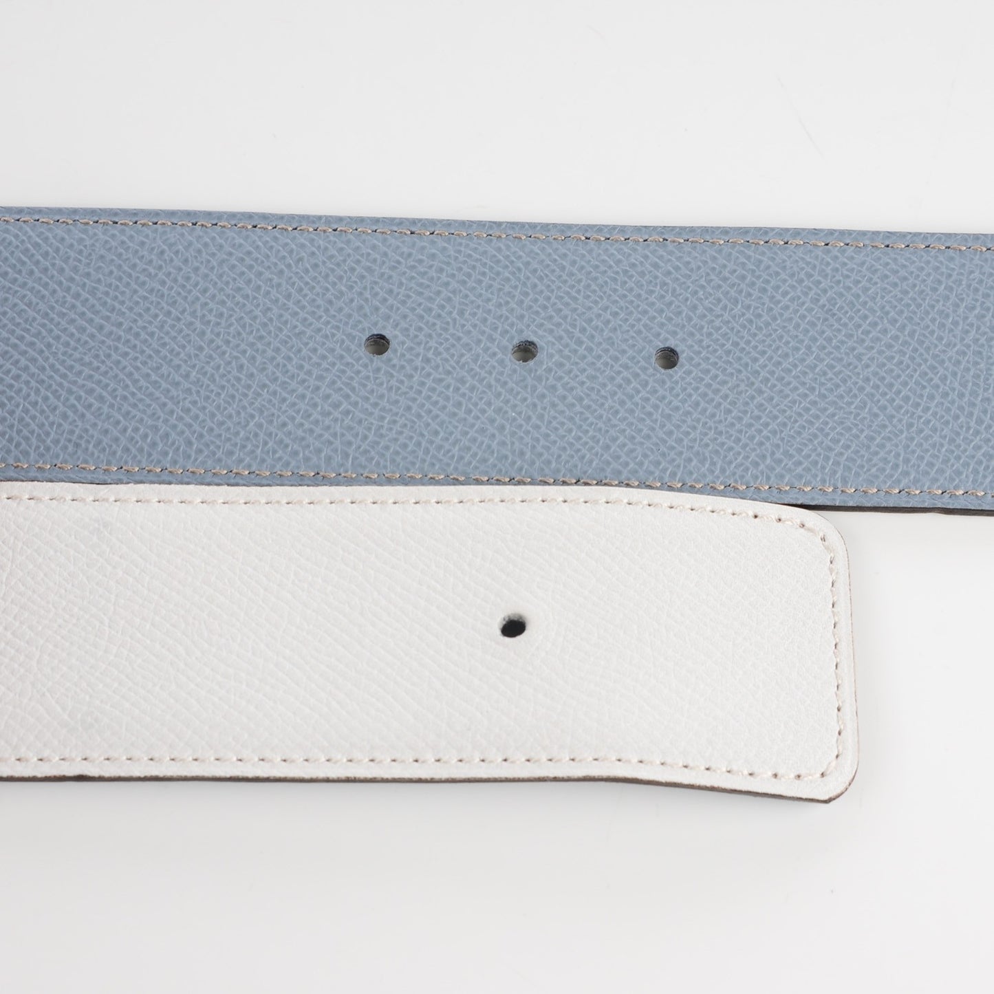 Epsom 42mm Constance 2 Mens Belt 95 White Bleu Lin