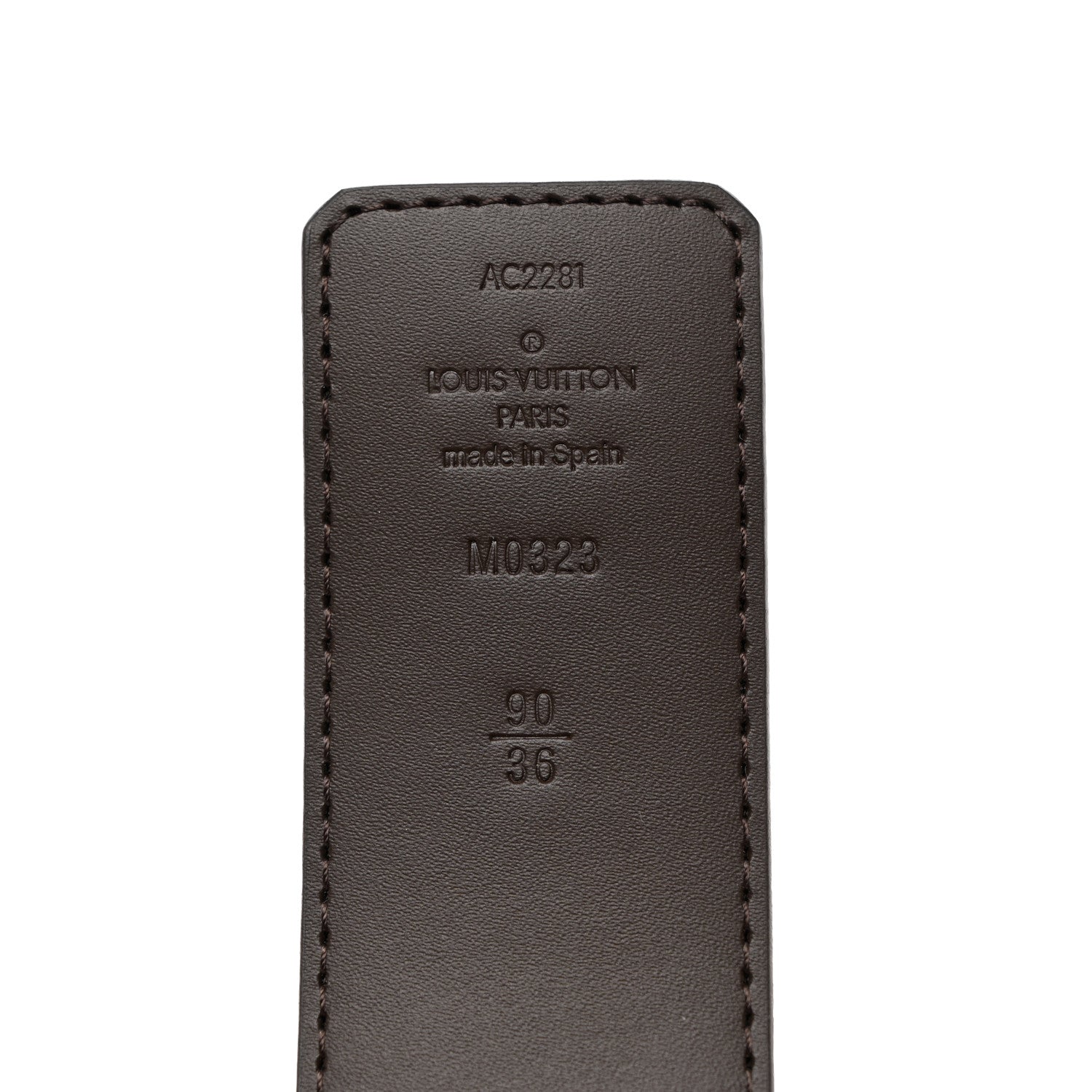 Louis Vuitton Monogram Calfskin 40mm LV Initiales Reversible Belt 90 36 Black 4 of 6