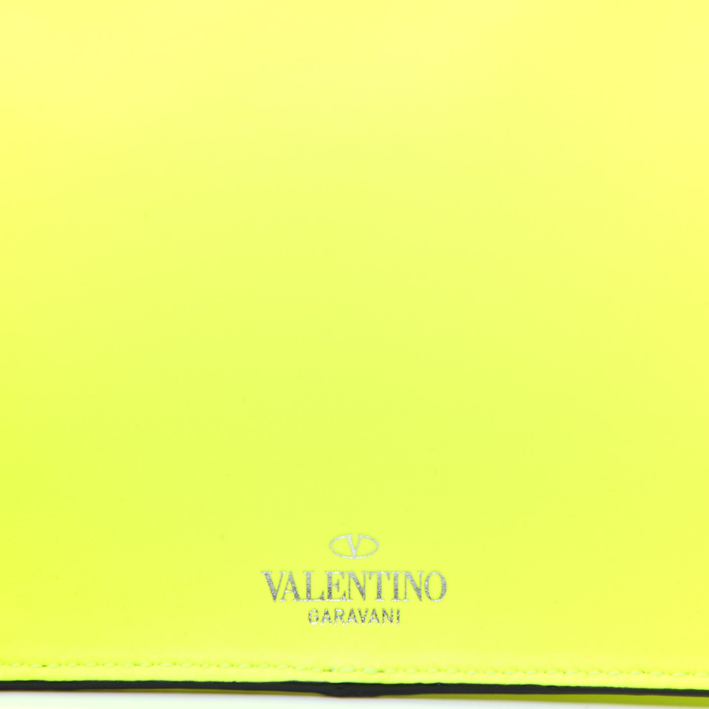 Calfskin VLTN Belt Bag Fluo Yellow