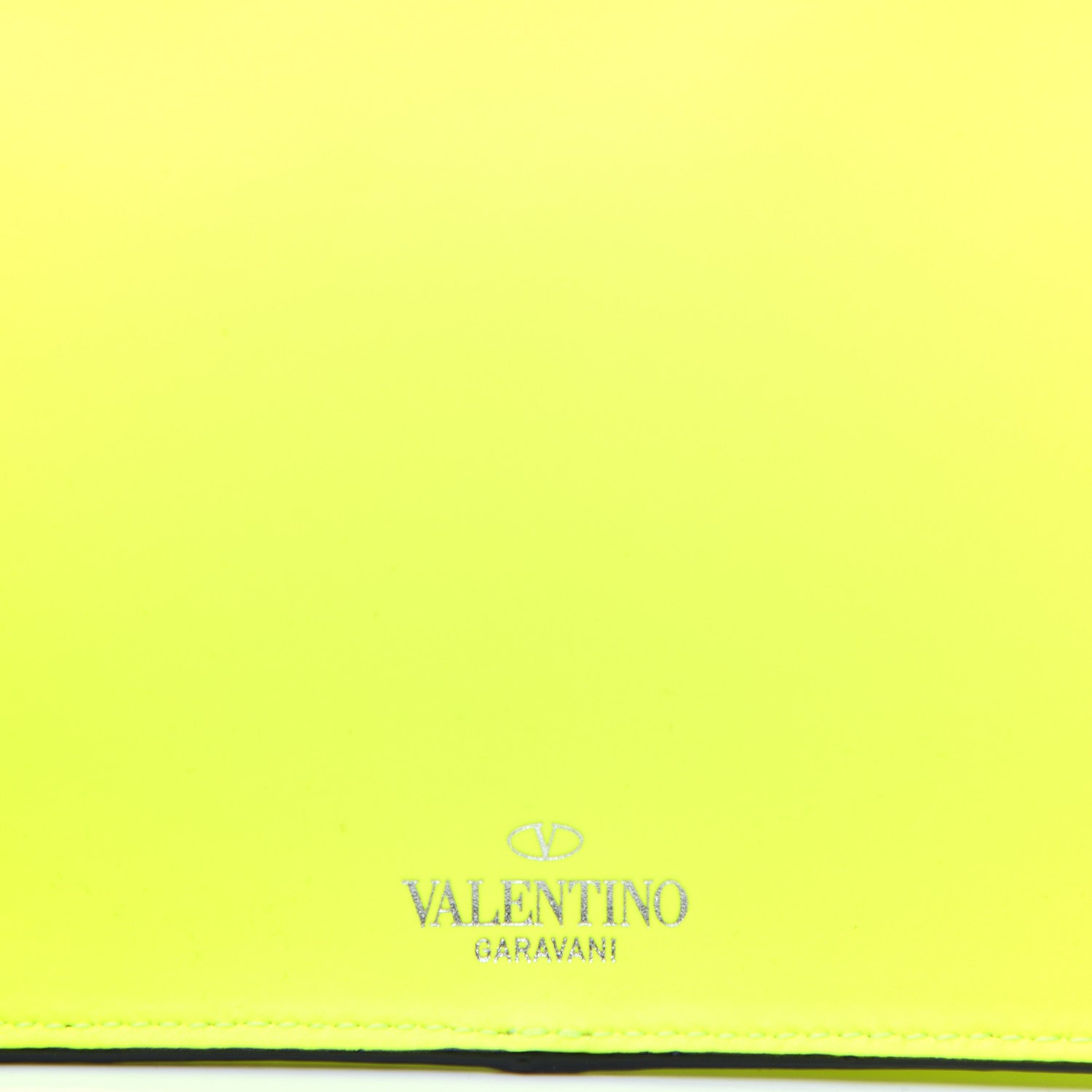 Valentino Garavani Calfskin VLTN Belt Bag Fluo Yellow 9 of 9