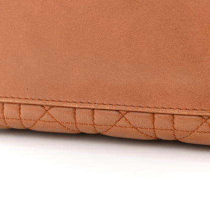 Christian Dior Lambskin Cannage Medium Lady Dior Tan 13 of 16
