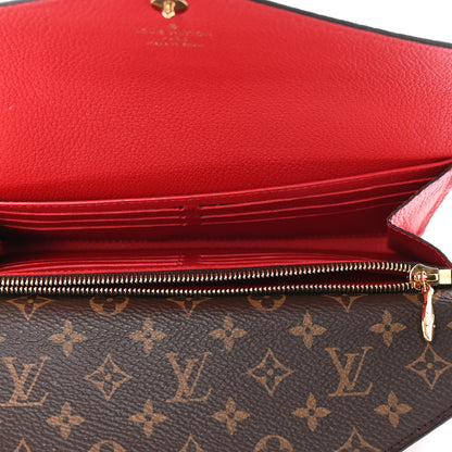 Louis Vuitton Calfskin Double V Wallet Rubis 5 of 7