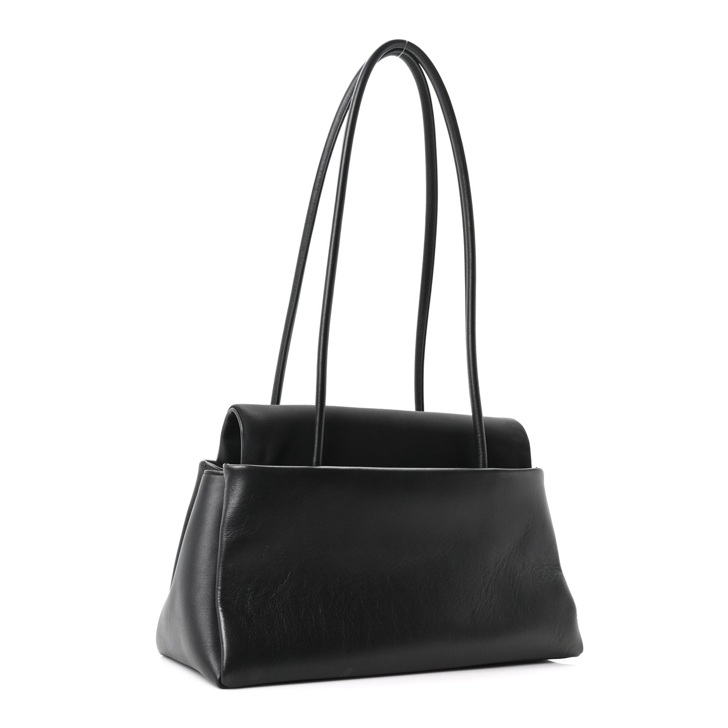 Nappa Re-Nylon Medium Passage Bag Black