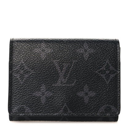 Louis Vuitton Monogram Eclipse Envelope Business Card Holder 1 of 7