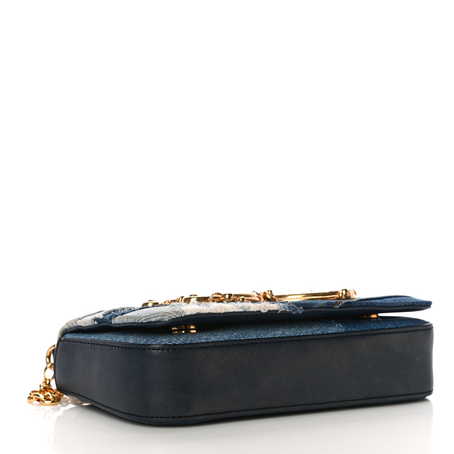 Dolce & Gabbana Denim Mini DG Girls Shoulder Bag Blue 4 of 14
