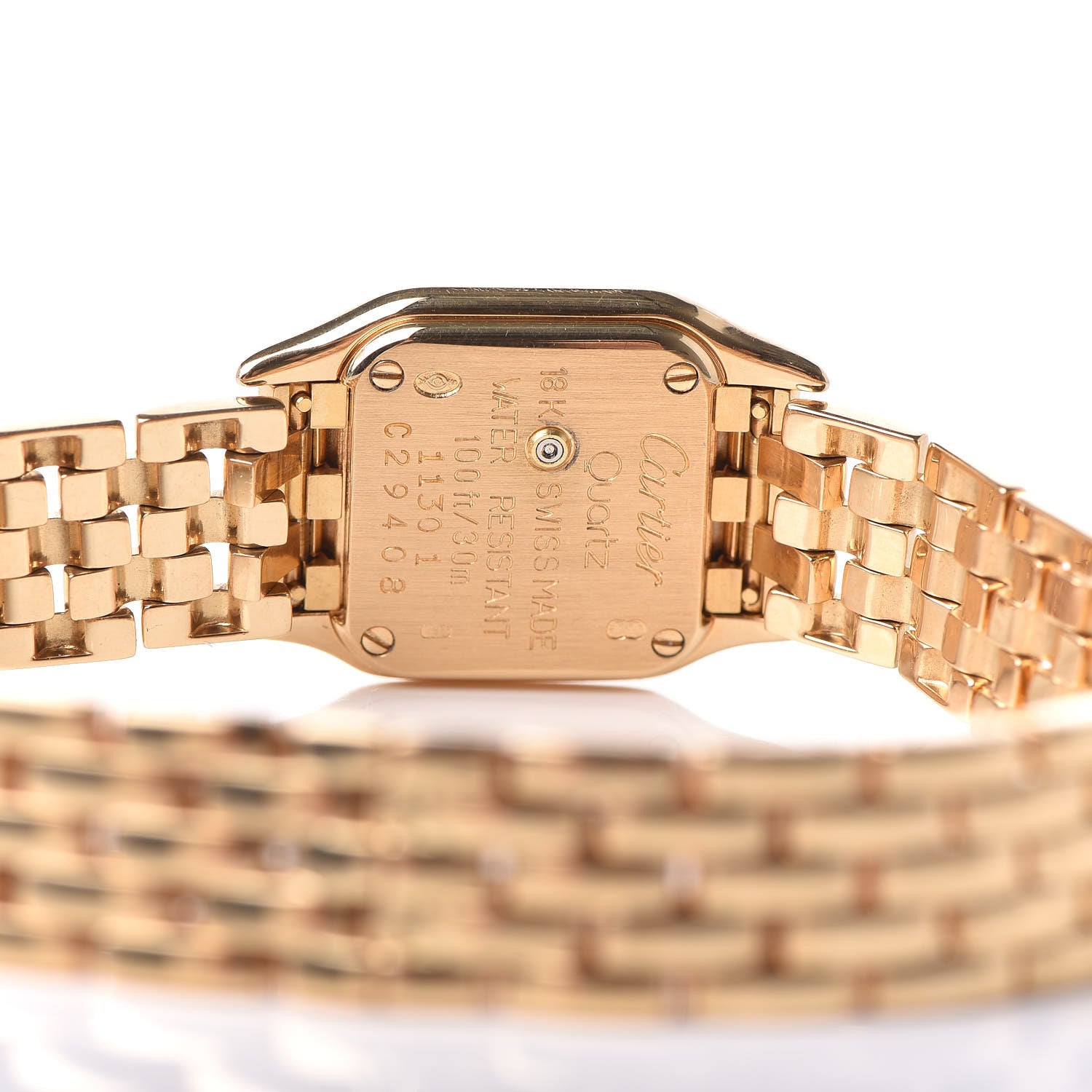 Cartier 18K Yellow Gold 17mm Panthere Quartz Watch 5 of 7